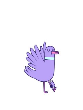 Çizgi film kuşunun animasyonunu genişletiyor