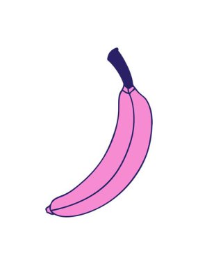 Garip çizgi film muzunun hareketli animasyonu