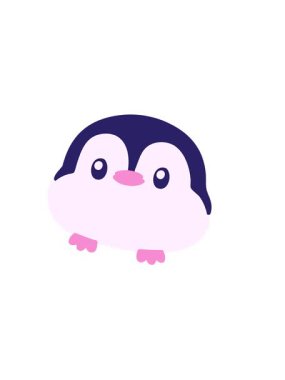 Noel pengueninin yatay titreşimli animasyonu