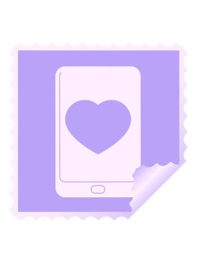 Ticari performans grafik kare etiket damgasını gösteren elektronik tabletin pixelize etkisi canlandırması