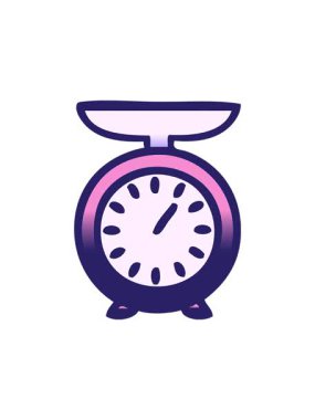 Radyoaktif parlak animasyon bir tartının gölgeli çizgi filminin gradyanı