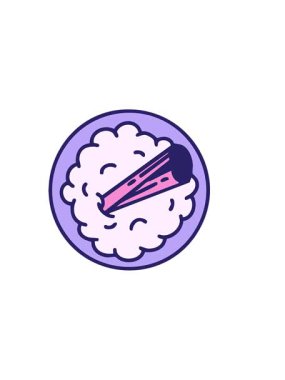 Tarçın çubuğu çizimiyle geleneksel Brezilya canjica 'nın yatay titreşimli animasyonu