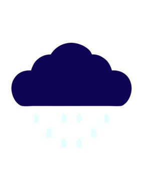 Fırtına bulutunun neon ışık efekti canlandırması