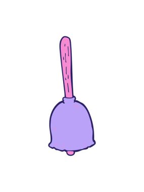 Bir çizgi film çanın ışık efekti animasyonu