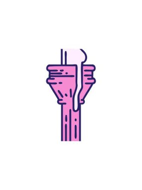 Bir şamdanın ikonik dövme klasiklerinin satış animasyonu