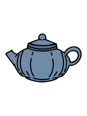 Bir seramik Japon çay demliğinin titreşimli hareketi