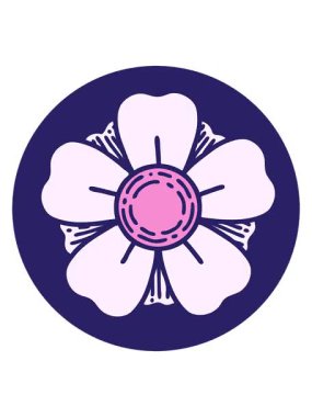 Bir çiçeğin çizilmiş görüntüsünün hareket animasyonunu salla