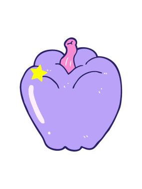 Parlayan yıldızlar çizgi film biberinin animasyonunu etkiler.