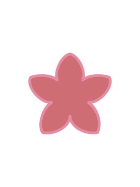 Japon tarzı tek bir çiçek tasarımının satış animasyonu