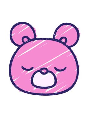 Ayı Yüzlü Tebeşir Çiziminin titreşimli hareketi