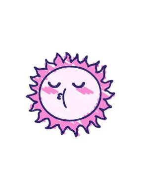 Tatlı Güneş Tebeşiri Çiziminin bölünme etkisi