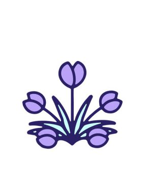 Çiçek tasarımının yanıp sönen radyal çizgileri