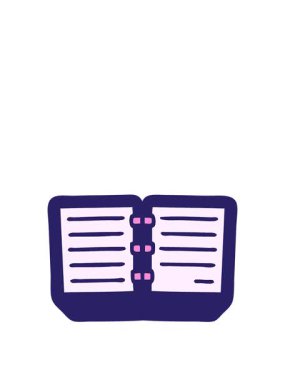 Bir yığın günlüğün sevimli karikatürünün animasyonunu yüklüyorum.