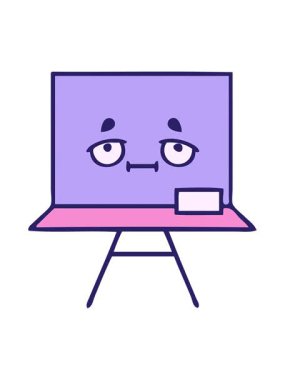 bir karatahta çizgi filminin canlandırmasını bob ve duraklat