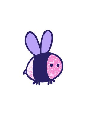 grunge desenli çizim çizgi film arısının yıldız patlaması etkisi animasyonu