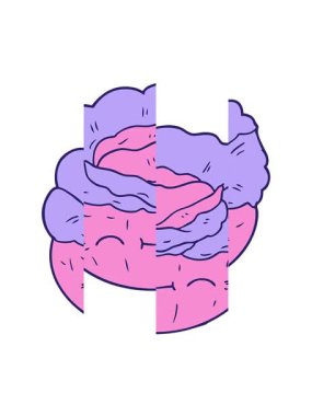 Karikatür lahanasının bölünmüş hareket animasyonu