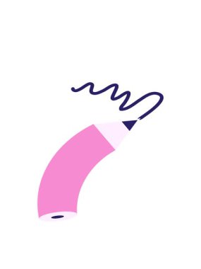 bir kalem yazısının hareketli animasyonu