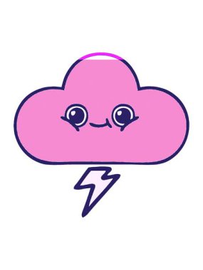 Fırtına bulutunun çizgi roman tarzının animasyonunu güçlendir