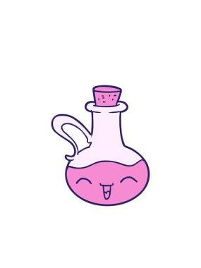 Yanıp sönen radyal çizgiler çizgi film şişesi zeytinyağının animasyonu