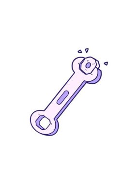 Radyoaktif parlak animasyon çizgi film anahtarı deliriyor