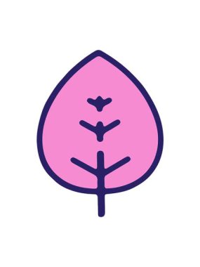 Basit yaprak tasarım elementinin hareketli animasyonunu oynat