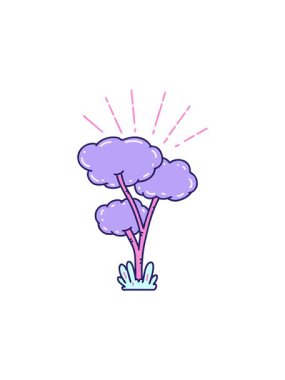 Dövme biçimindeki ağacın hareketli animasyonu