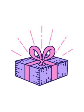 Şimdiki Noel 'in titreşimli animasyonu