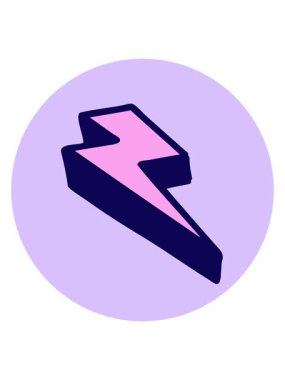 aydınlatma cıvata tasarımının neon ışık efekti animasyonu