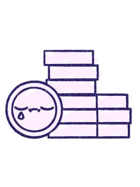 Para Yığını Tebeşir Çiziminin animasyonunu güçlendir