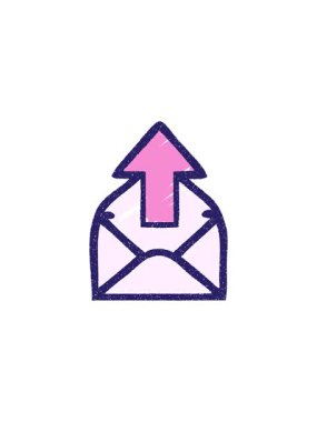 Gönderilen Posta Tebeşiri Çiziminin yıldız patlaması etkisi canlandırması