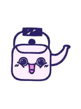 Bir Kettle Tebeşir Çiziminin titreşimli hareketi