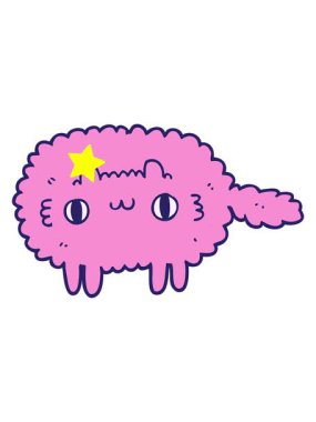 Parıldayan yıldızlar kedi resimlerinin animasyonunu etkiler.