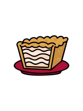 Bir dilim geleneksel Brezilya empadaosunun bölünme etkisi.