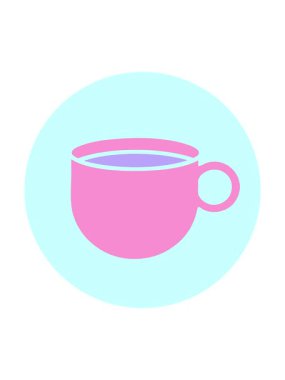 Kahve ikonunun dönen hareketli animasyonu