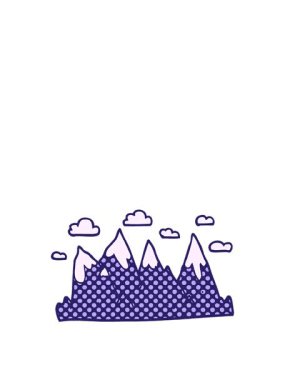 Çizgi film karalama sıradağlarının animasyonunu genişletiyorum.