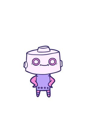 Bir androidin karalamalarının animasyonunu genişletiyor.