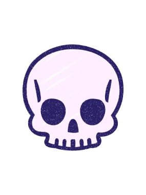 Spooky Kurukafa Tebeşiri Çizim Tasarımı