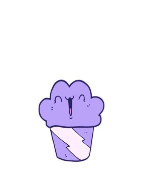 Yüzü olan kek animasyonunu genişletiyorum.