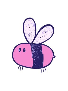 Titreşimli hareket, vızıldayan çizgi film arısının animasyonu