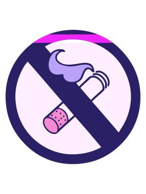 sigara içilmeyen tabela dizaynının animasyonunu güçlendir