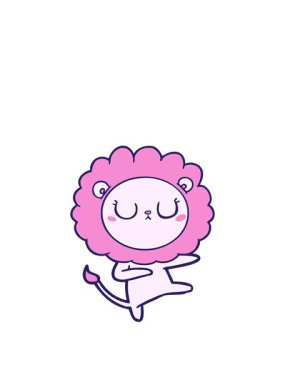 Çizgi film aslan dansının animasyonunu genişletiyor.