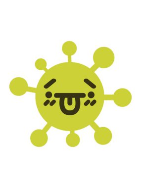 Utanç verici virüs simgesinin renk canlandırması