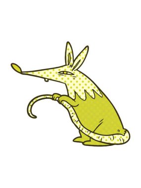 Çizgi film sinsi farenin renk animasyonu değişiyor