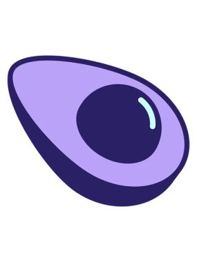 Avokado çizgi filminin canlandırmasını bob ve duraklat