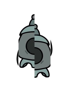 Geleneksel Japon ishidoro taş tapınağının bölünmüş hareketli animasyonu