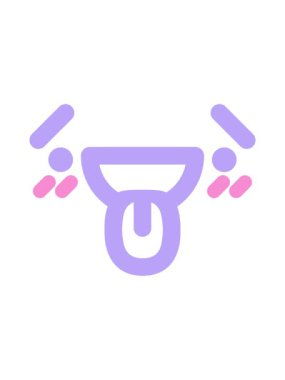 Yorgun gülen yüz simgesinin basınçlı animasyonu