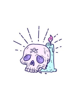 Geleneksel dövme stili, ürkütücü kafatası ve mumun canlandırmasının ayrıştırıcı etkisi