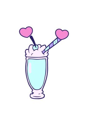 dönen kalpler milkshake çizgi filminin animasyonu