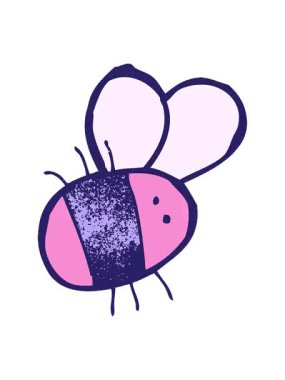 Çizgi film küçük arısının efekt animasyonunu görüntüle