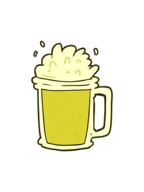 Yarım litre biranın renk animasyonu değişiyor